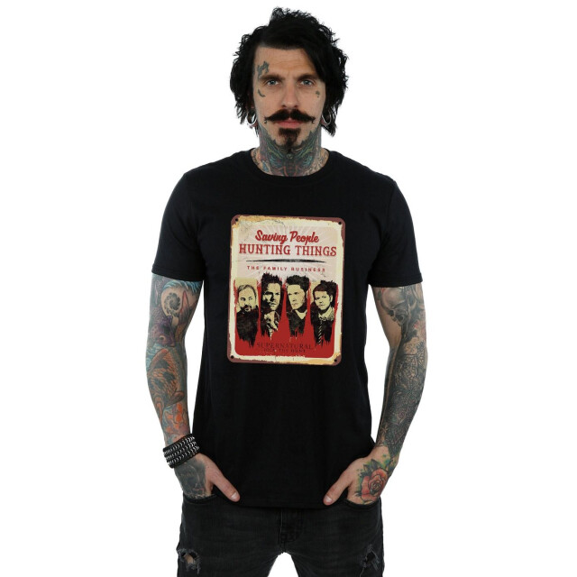Li-cense Supernatural heren familiebedrijf t-shirt UTBI51922_black large