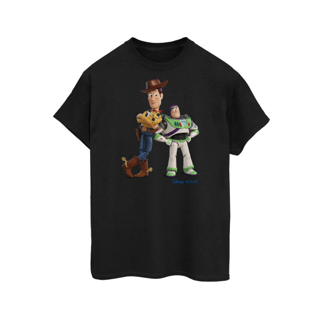 Li-cense Disney dames toy story buzz en woody staand katoen vriendje t-shirt UTBI51910_black large