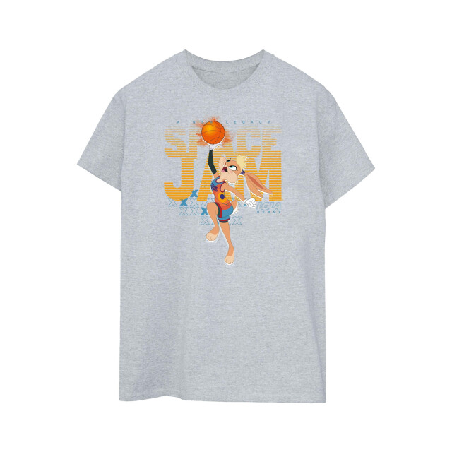 Li-cense Space jam: a new legacy dames lola basketbal fade katoenen vriendje t-shirt UTBI51903_sportsgrey large