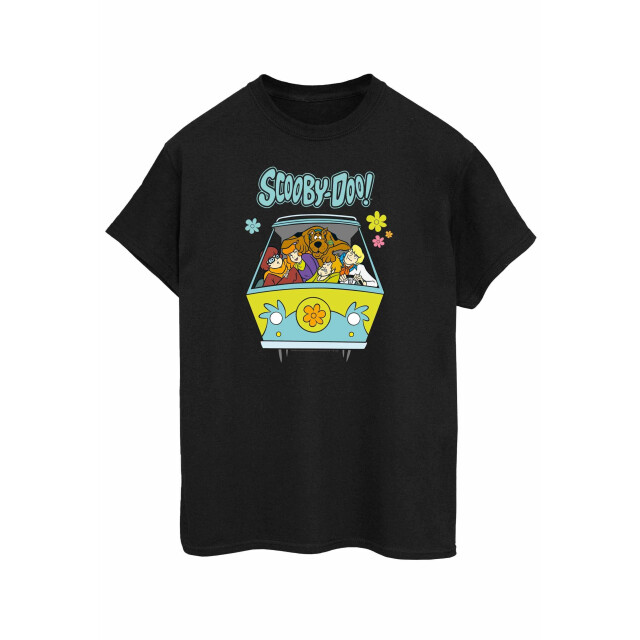 Li-cense Scooby doo dames mystery machine group katoenen vriend t-shirt UTBI51899_black large