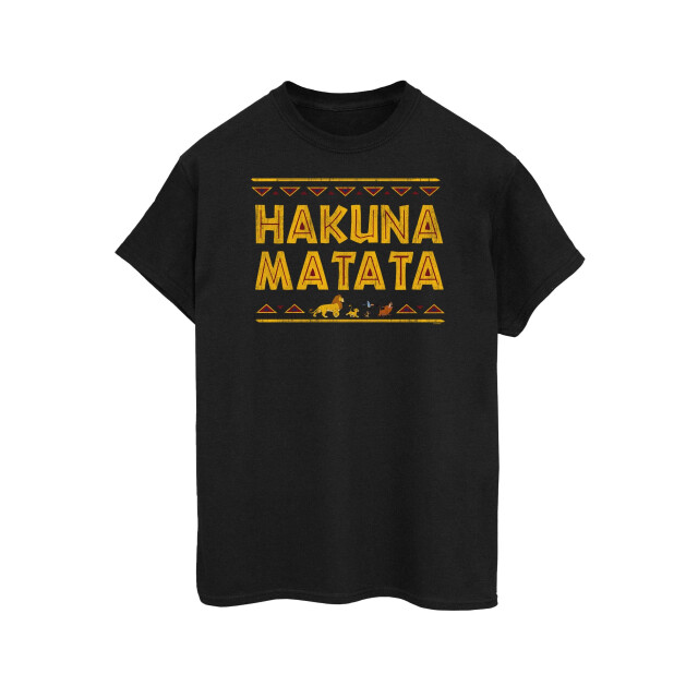 Li-cense Disney dames the lion king hakuna matata katoenen vriendje t-shirt UTBI51868_black large
