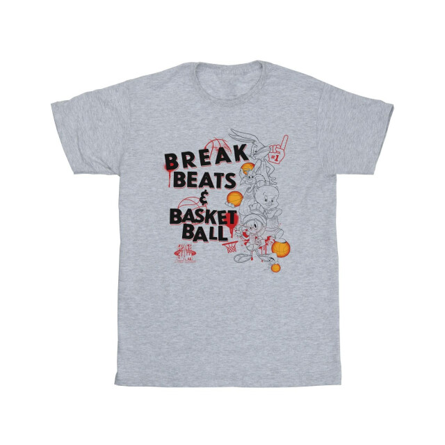 Li-cense Space jam: a new legacy heren break beats & basketbal t-shirt UTBI51873_sportsgrey large