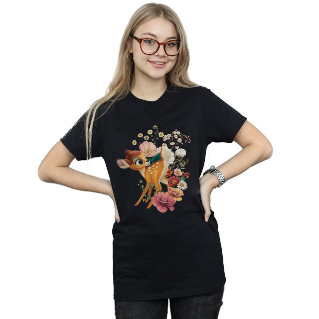Li-cense Disney dames bambi weide katoenen vriendje t-shirt UTBI51836_black large