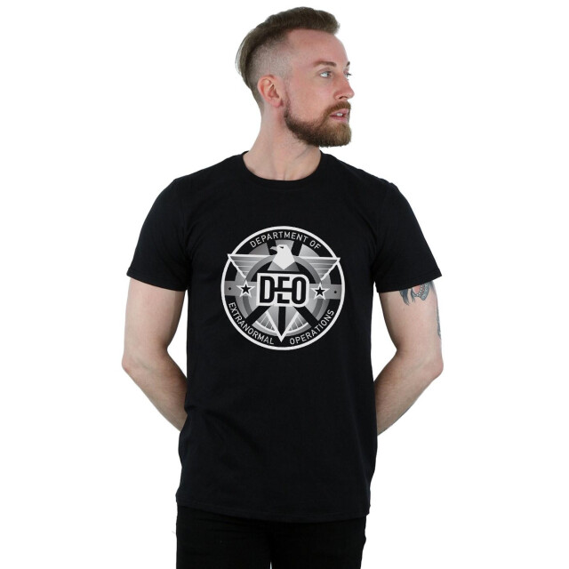 Li-cense Dc comics heren supergirl tv-serie deo crest t-shirt UTBI51838_black large