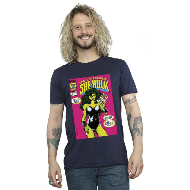 Li-cense Marvel heren she-hulk: advocaat second chance t-shirt UTBI51844_navyblue large