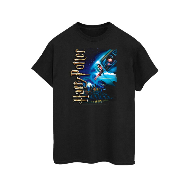 Li-cense Harry potter dames smiles at hogwarts katoenen vriendje t-shirt UTBI51863_black large