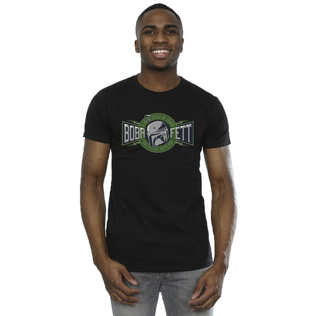 Li-cense Star wars: the book of boba fett heren nieuw outlaw boss t-shirt UTBI51809_black large