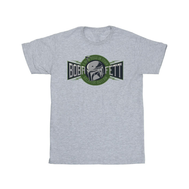 Li-cense Star wars: the book of boba fett heren nieuw outlaw boss t-shirt UTBI51809_sportsgrey large