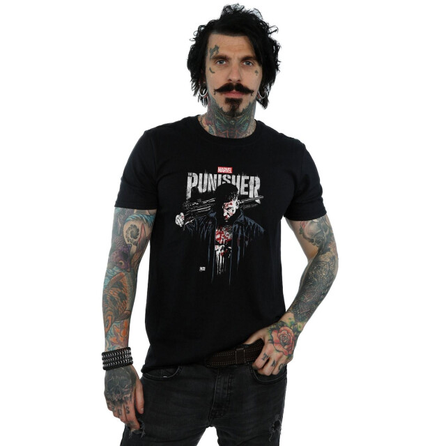 Li-cense Marvel heren the punisher tv-serie frank castle t-shirt UTBI51729_black large