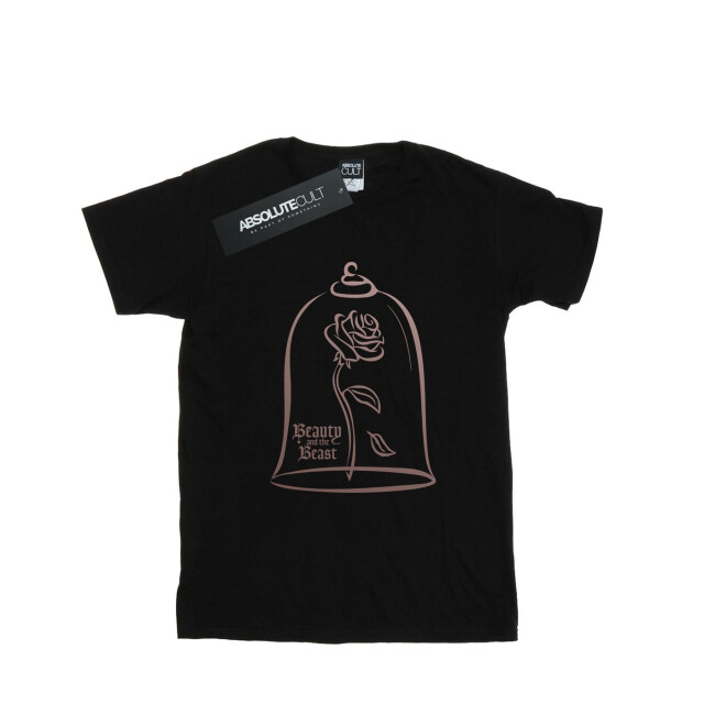 Li-cense Disney princess meisjes prinses roségoud katoenen t-shirt UTBI33618_black large
