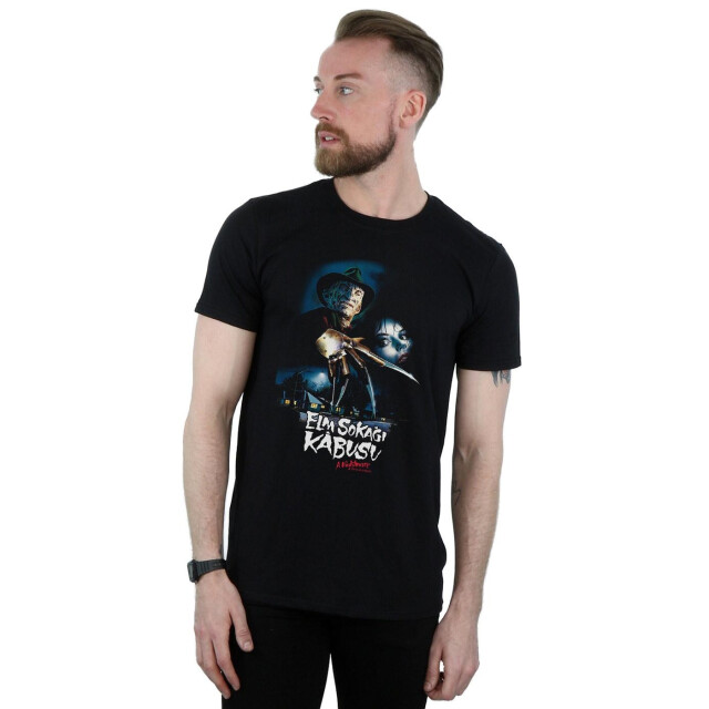 Li-cense A nightmare on elm street heren turks filmposter t-shirt UTBI51630_black large