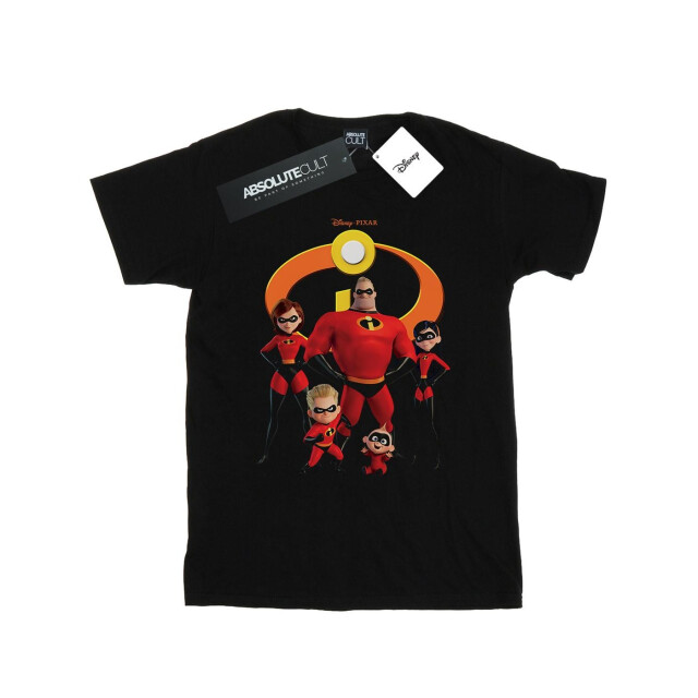 Li-cense Disney heren incredibles 2 logo groep t-shirt UTBI51585_black large