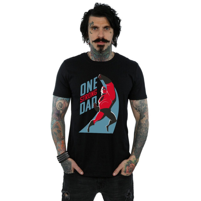 Li-cense Disney heren the incredibles one strong dad t-shirt UTBI51575_black large
