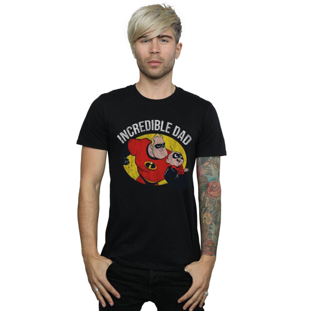 Li-cense Disney heren the incredibles bob parr ongelooflijke vader t-shirt UTBI51576_black large