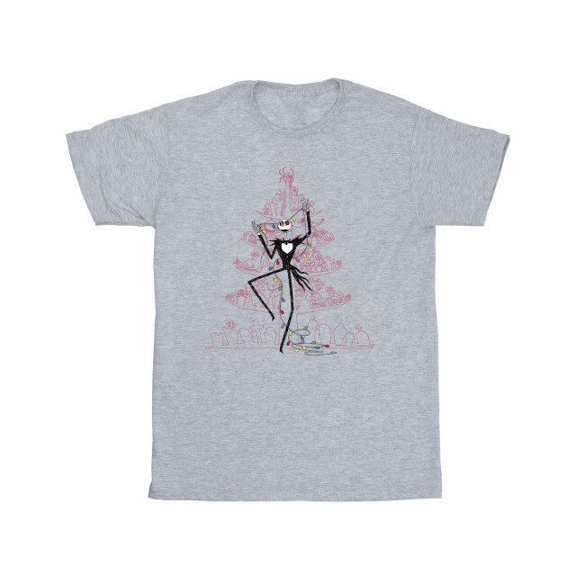 Li-cense Disney heren the nightmare before christmas boom roze t-shirt UTBI51527_sportsgrey large