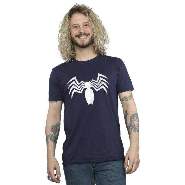 Li-cense Marvel heren venom spider logo emblem t-shirt UTBI51461_navyblue large