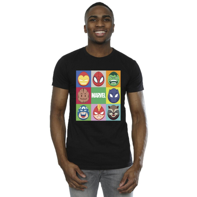 Li-cense Marvel heren paaseieren t-shirt UTBI51464_black large