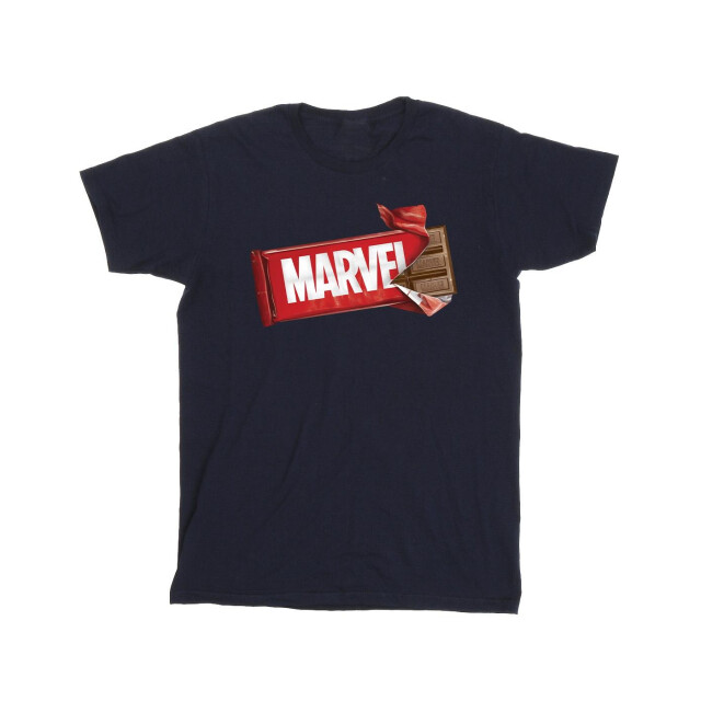 Li-cense Marvel universe heren marvel chocolade t-shirt UTBI51460_navyblue large