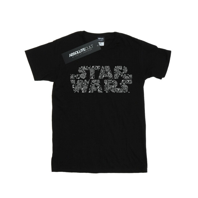 Li-cense Star wars heren paisley logo t-shirt UTBI46178_black large