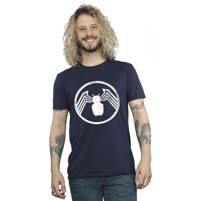 Li-cense Marvel heren venom logo emblem t-shirt UTBI51451_navyblue large