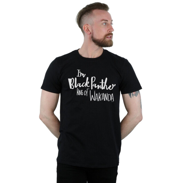 Li-cense Marvel heren ik ben black panther t-shirt UTBI51327_black large
