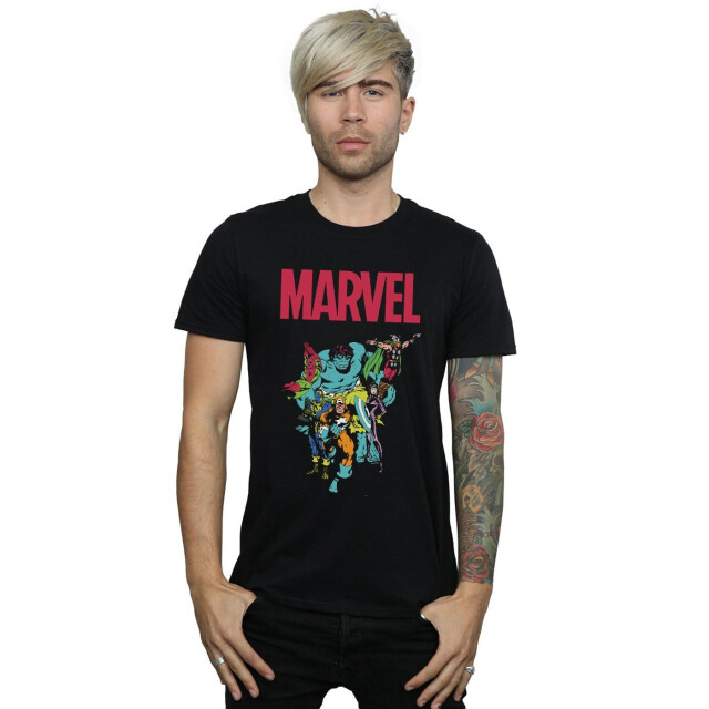 Li-cense Marvel heren avengers pop groep t-shirt UTBI51357_black large