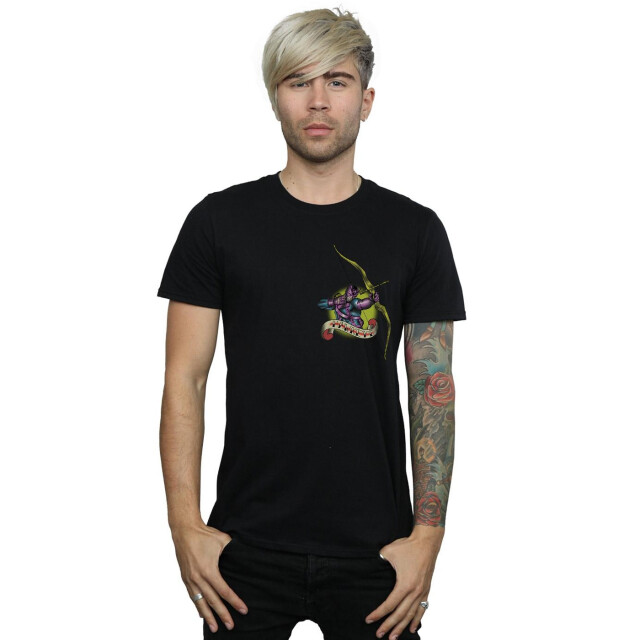 Li-cense Marvel heren hawkeye tattoo borst t-shirt UTBI51347_black large
