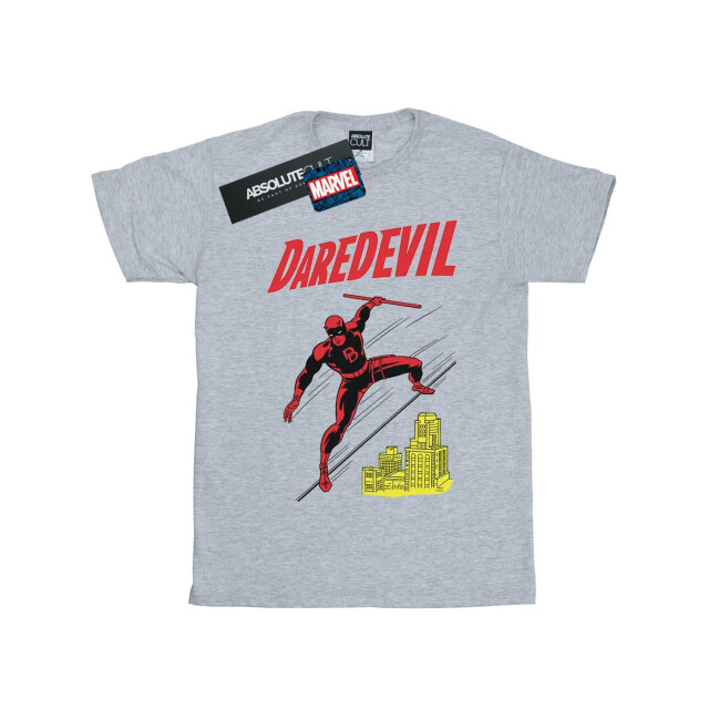 Li-cense Marvel heren daredevil rooftop t-shirt UTBI51288_sportsgrey large