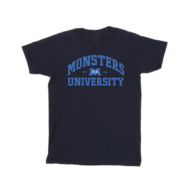 Li-cense Disney heren monsters university logo t-shirt UTBI51239_navyblue large