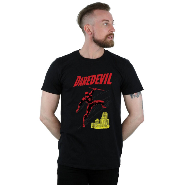 Li-cense Marvel heren daredevil rooftop t-shirt UTBI51288_black large