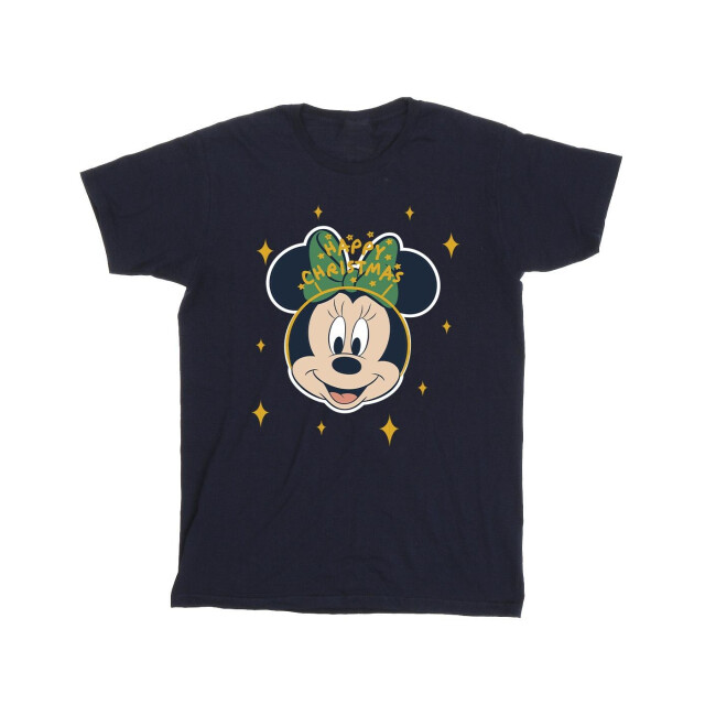 Li-cense Disney heren minnie mouse vrolijk kerstmis t-shirt UTBI51195_navyblue large
