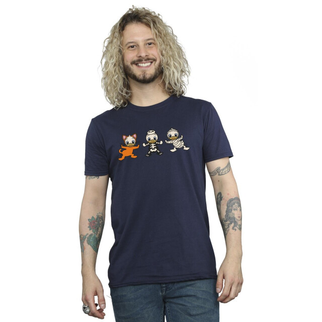 Li-cense Disney heren duck tales halloween kostuum t-shirt UTBI51183_navyblue large
