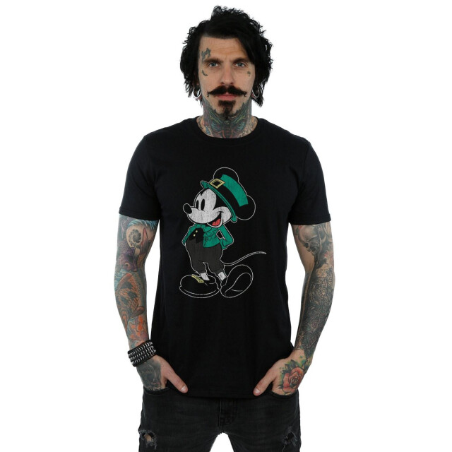 Li-cense Disney heren mickey mouse st patrick kostuum t-shirt UTBI51098_black large