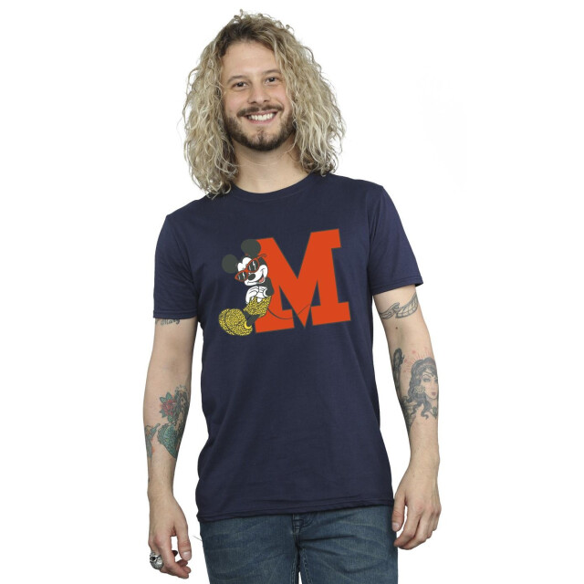 Li-cense Disney heren mickey mouse luipaard broek t-shirt UTBI51134_navyblue large