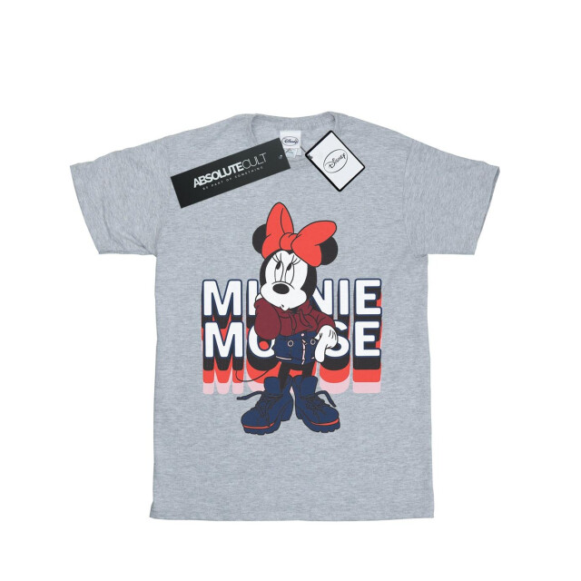 Li-cense Disney heren minnie mouse in hoodie t-shirt UTBI51052_sportsgrey large