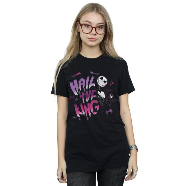 Li-cense Disney dames nightmare before christmas hail the king katoenen vriendje t-shirt UTBI50916_black large