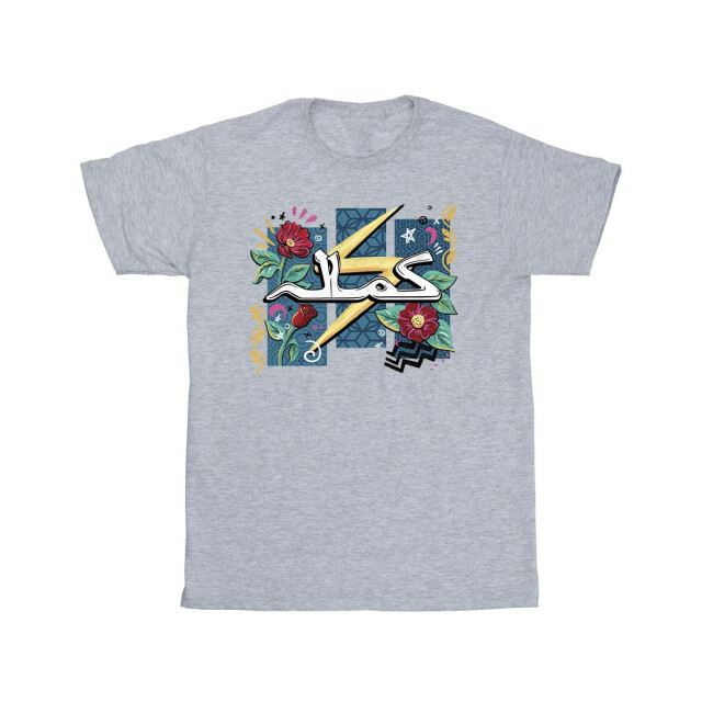 Li-cense Marvel heren ms flower lightning t-shirt UTBI50860_sportsgrey large