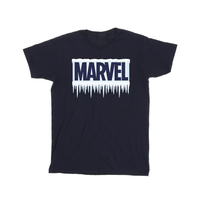 Li-cense Marvel heren icicle logo t-shirt UTBI50825_navyblue large