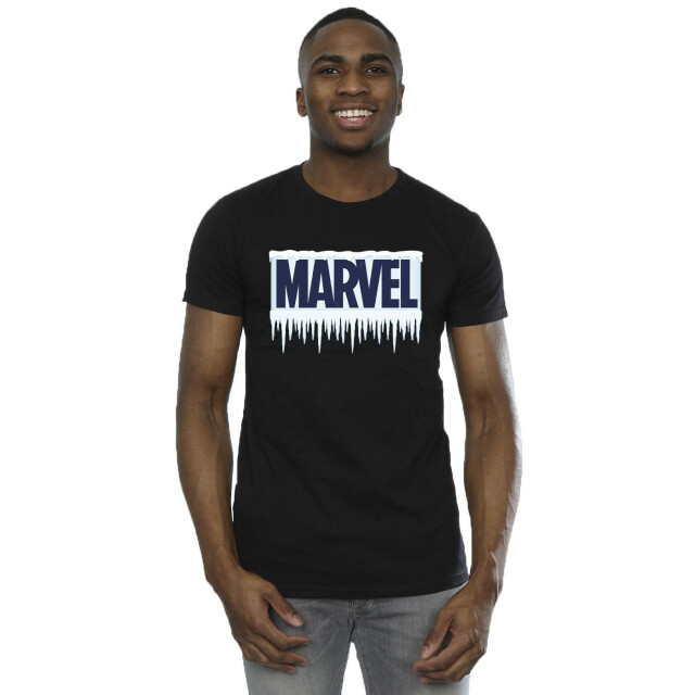 Li-cense Marvel heren icicle logo t-shirt UTBI50825_black large