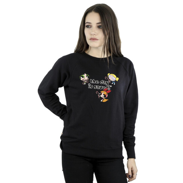 Li-cense The powerpuff girls dames girls de dag is gered sweatshirt UTBI50748_black large