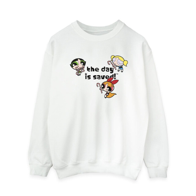 Li-cense The powerpuff girls dames girls de dag is gered sweatshirt UTBI50748_white large