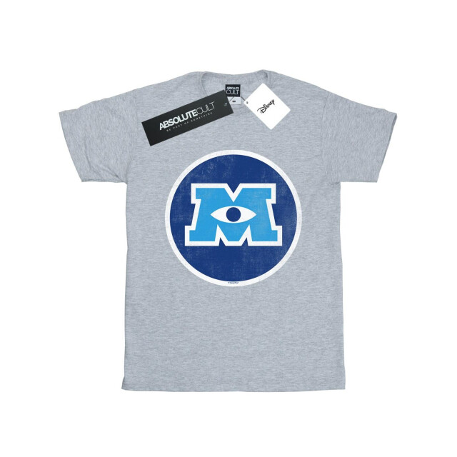 Li-cense Disney meisjes monsters university monster emblem katoenen t-shirt UTBI30848_sportsgrey large
