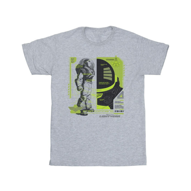 Li-cense Disney heren lightyear buzz tech panel t-shirt UTBI50709_sportsgrey large