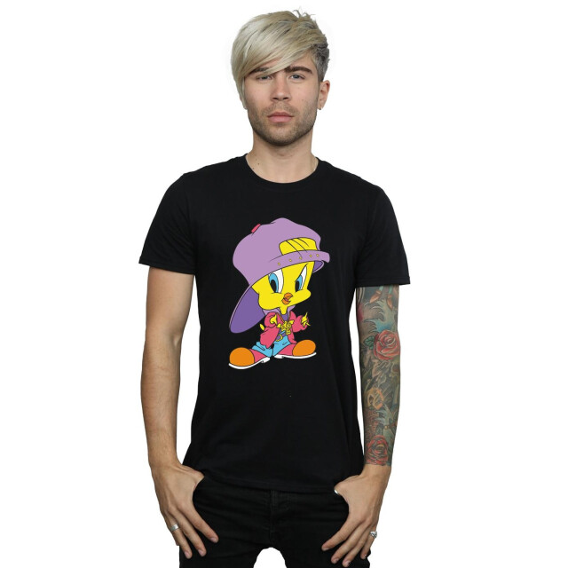 Li-cense Looney tunes heren tweety pie hip hop t-shirt UTBI50553_black large