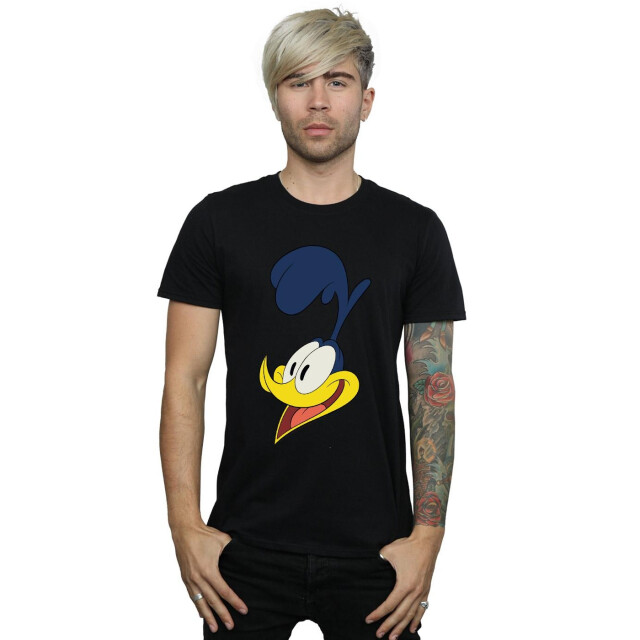Li-cense Looney tunes heren road runner gezicht t-shirt UTBI50521_black large