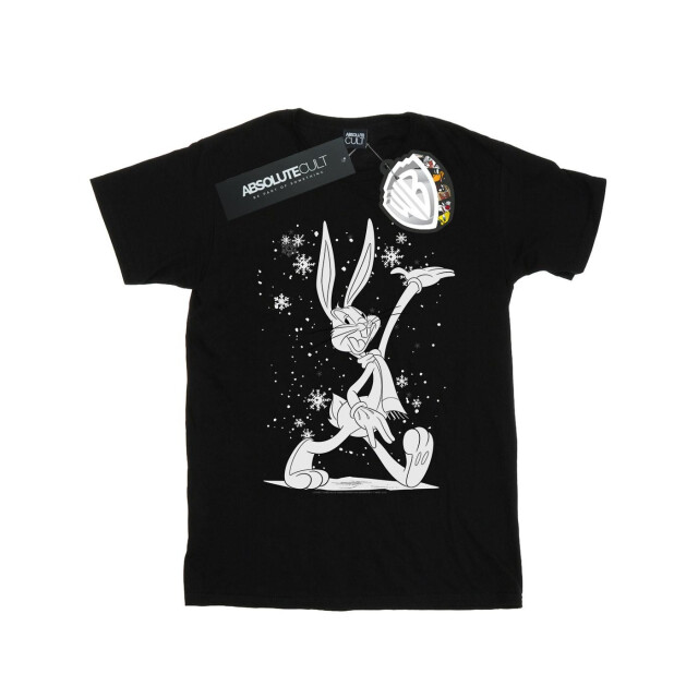 Li-cense Looney tunes heren bugs bunny laat het sneeuwen t-shirt UTBI50483_black large