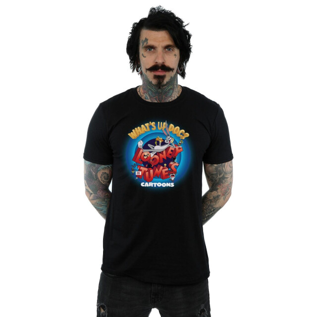 Li-cense Looney tunes heren cartoons what´s up doc cirkel t-shirt UTBI50458_black large