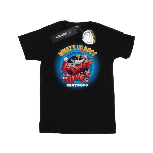 Li-cense Looney tunes heren cartoons what´s up doc cirkel t-shirt UTBI50458_black large
