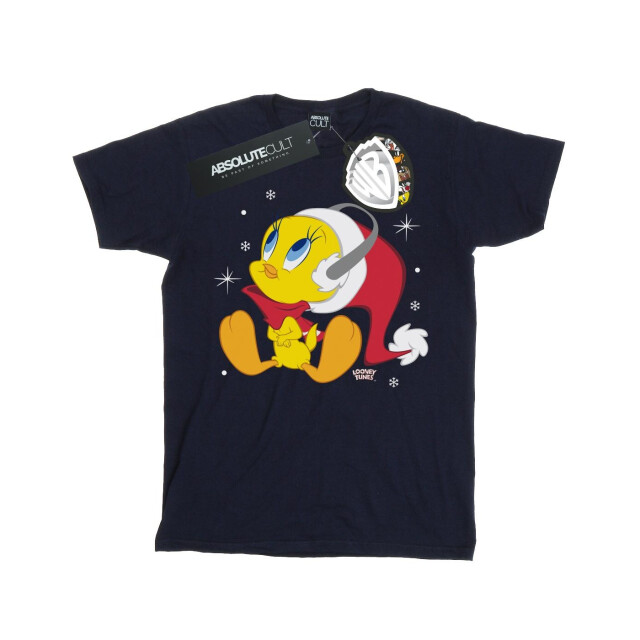Li-cense Looney tunes heren kerstmis tweety t-shirt UTBI50393_navyblue large