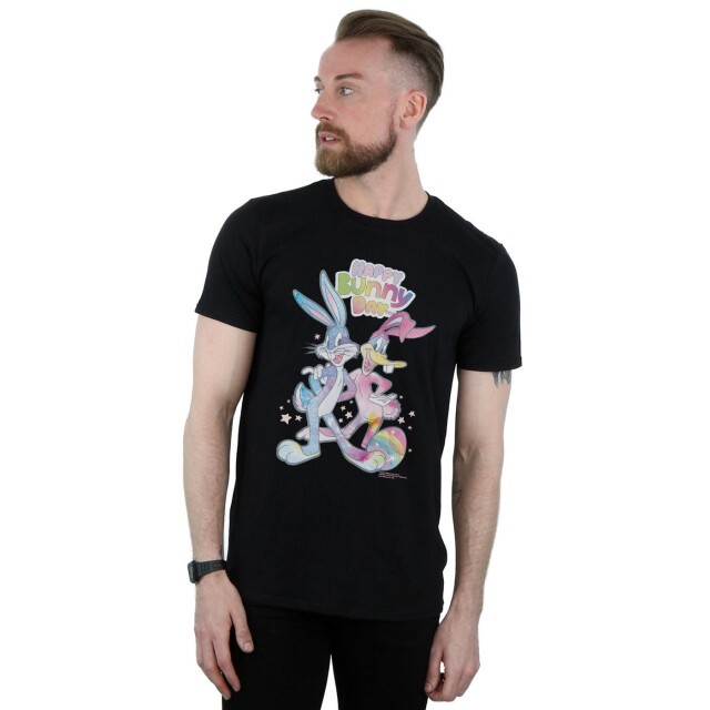 Li-cense Looney tunes heren bugs en daffy happy bunny day t-shirt UTBI50361_black large